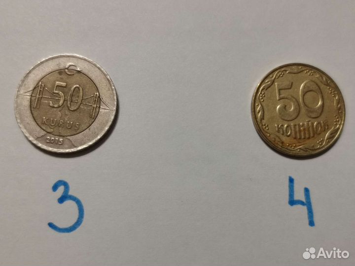 Монеты разных стран лотом