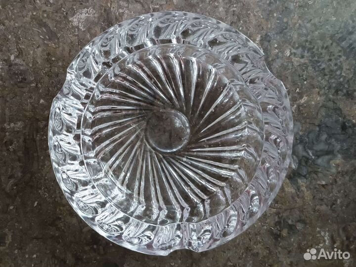 Пепельница хрустальная СССР винтаж ретро советская