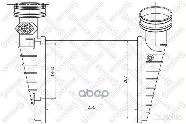 Интеркулер VW Passat, Skoda SuperB 1.8T AWT 00