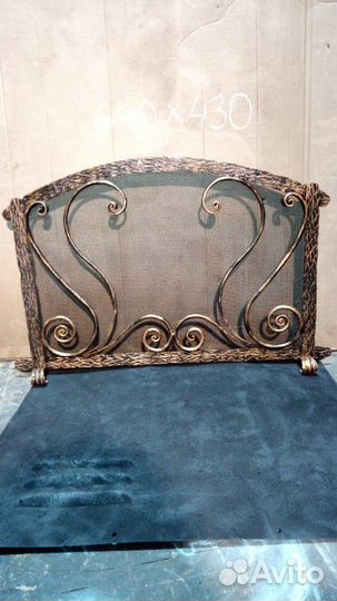 Каминная решётка кованая