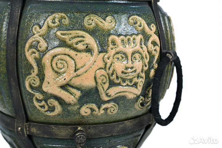 Тандыр Арслан Малахит с откидной крышкой