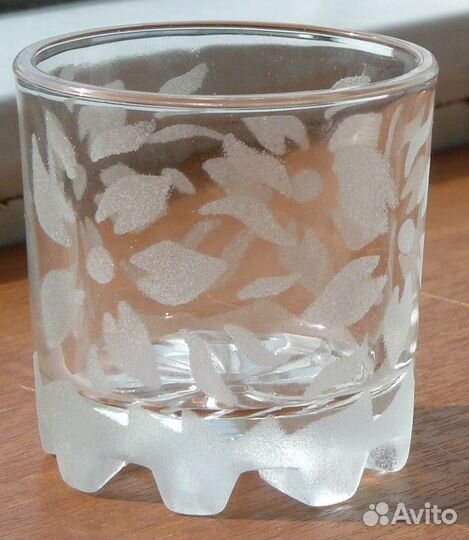 Стопки стекло с гранением клеймо соз винтаж