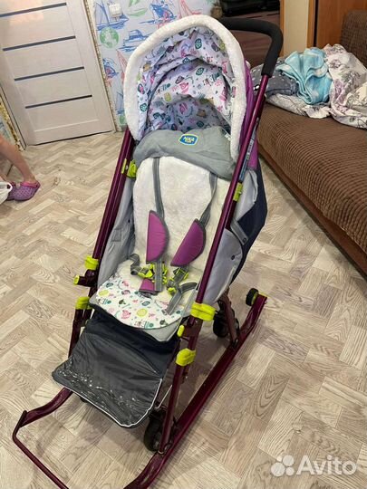 Коляска санки