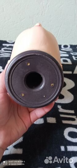 Манекен голова для шапок и париков пластиковая