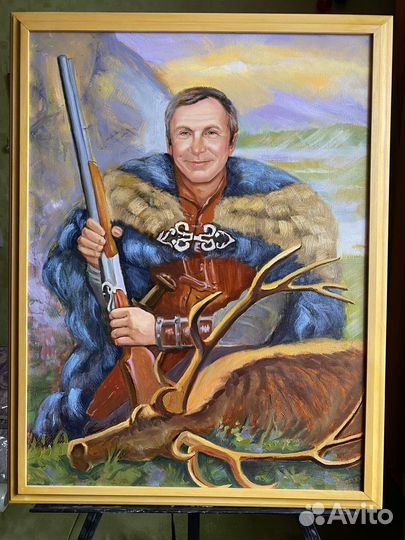 Картина маслом на холсте портрет