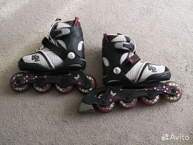 Роликовые коньки детские раздвижные