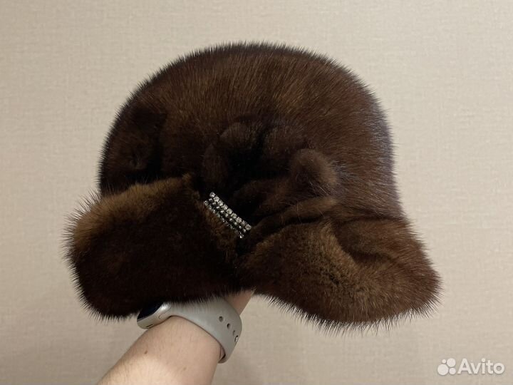 Шапка норковая женская