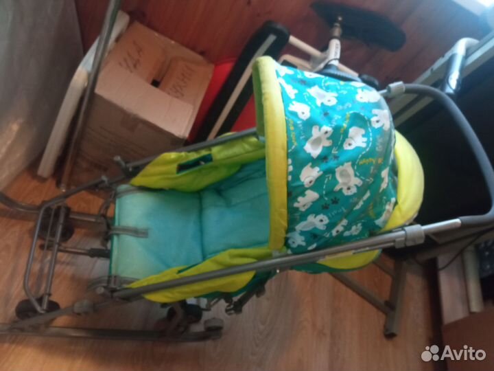 Детские санки-коляска