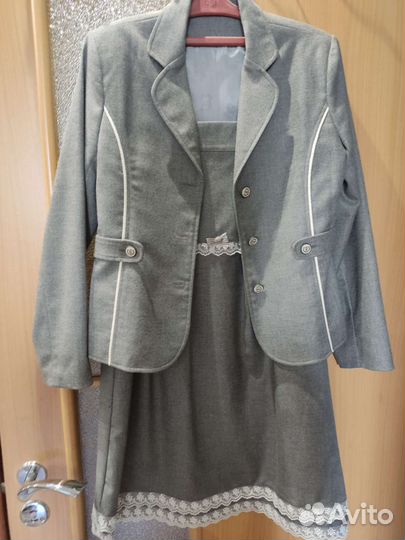 Школьная форма/ костюм для девочки рост 152
