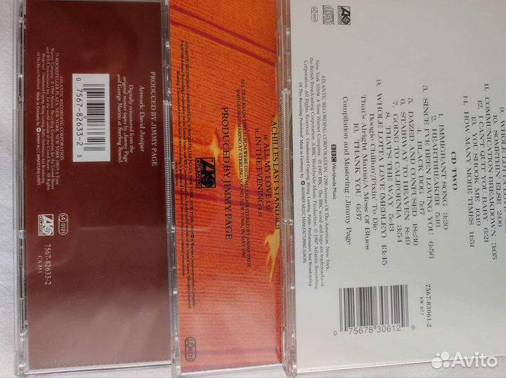 Cd dvd LED Zeppelin фирменные