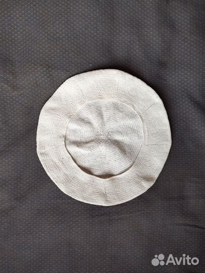 Беретка детская белая весенняя/летняя