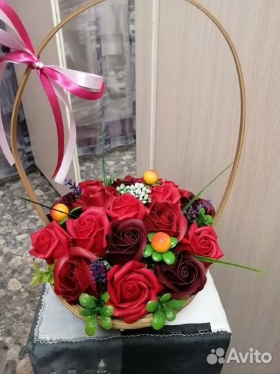 Мыльные розы букеты