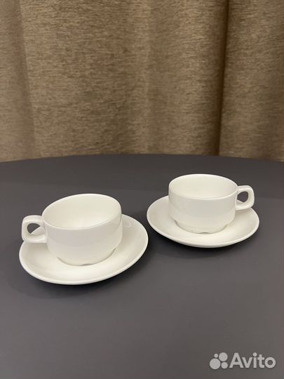 Кофейные чашки 2 пары 500
