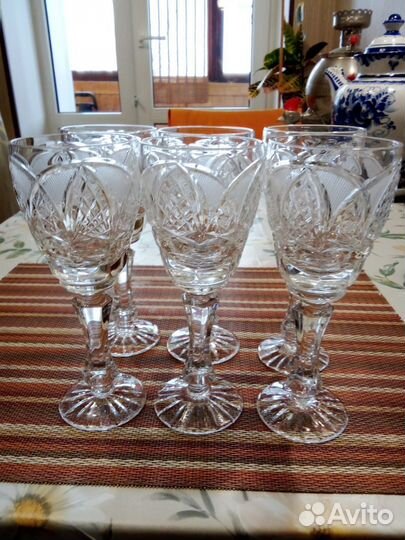 Хрустальные фужеры