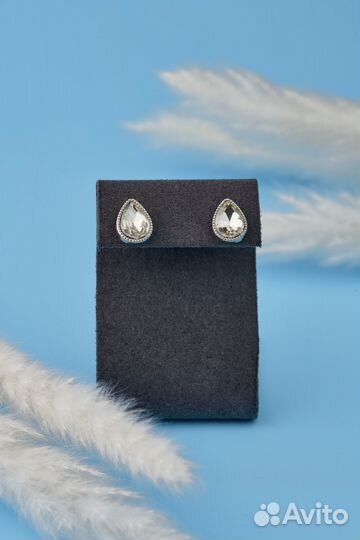 Винтажные клипсы капля. США. К21. А