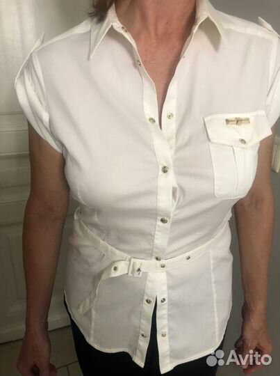 Рубашка белая женская 44