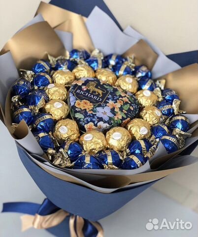 Съедобные букеты, букет из конфет