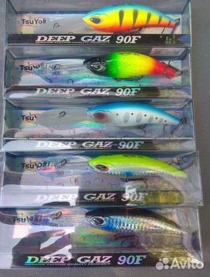Воблеры для троллинга TsuYoki Deep Gaz 90 F