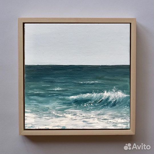 Картина маслом море