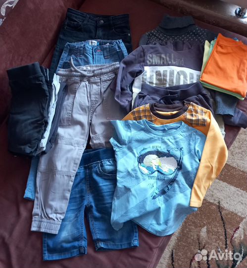 Вещи для мальчика пакетом, р.104