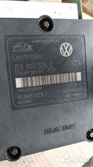 Блок abs Volkswagen Touareg 7LA BMV 2004