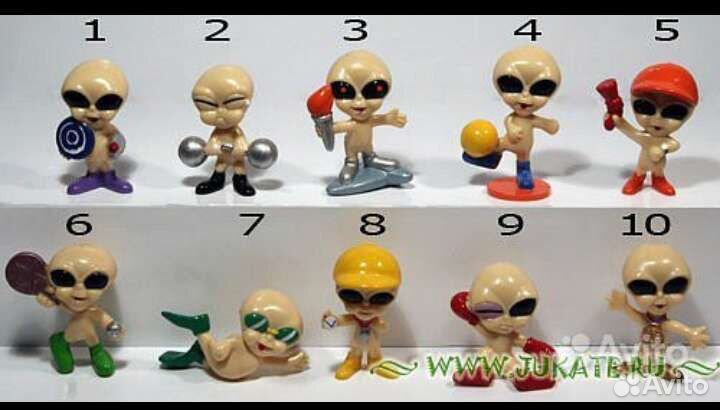 Love is, Винни, Калимеро, Ино, игрушки из киндеров