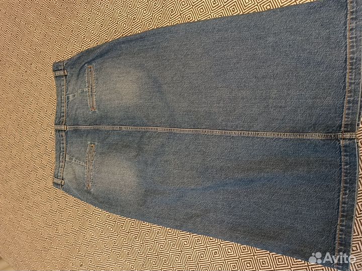 Джинсовая юбка Massimo dutti 46 р