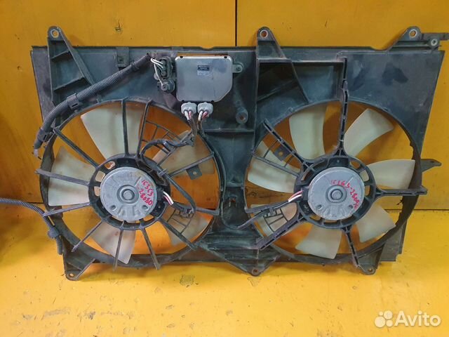 Диффузор моторчик блок управления охл рад toyota