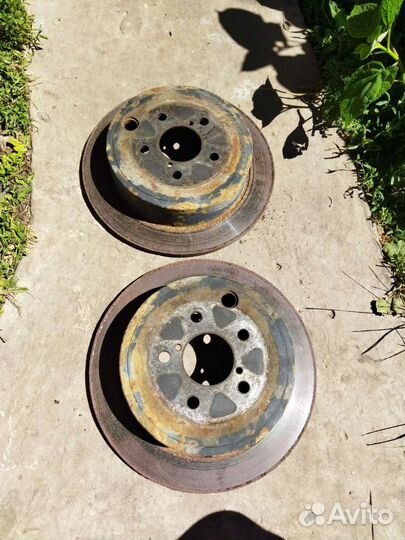 Комплект тормозных дисков subaru forester S12 ориг