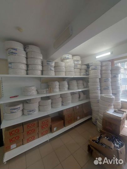 Медная труба, дренаж, кронштейны, флекс, анкера