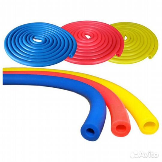 Эспандер-жгут трубчатый средний, цв: красный