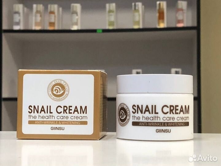 Крем для лица giinsu snail cream the health care