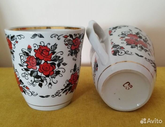 Подстаканник Москва со стаканом и бокалы Киев