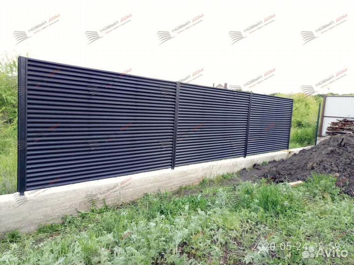 Забор-жалюзи