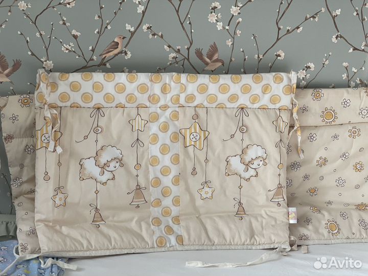 Бортики в детскую кроватку