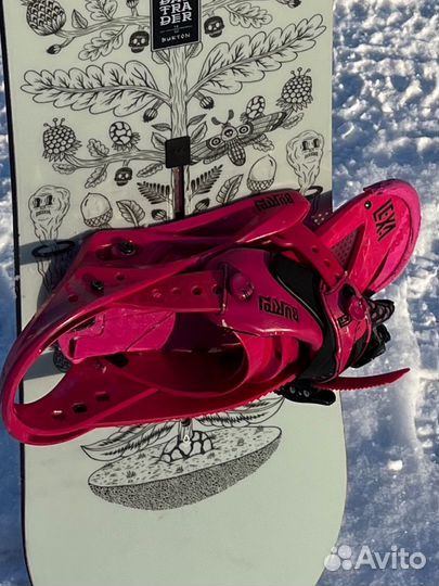 Женские крепления для сноуборда burton lexa m