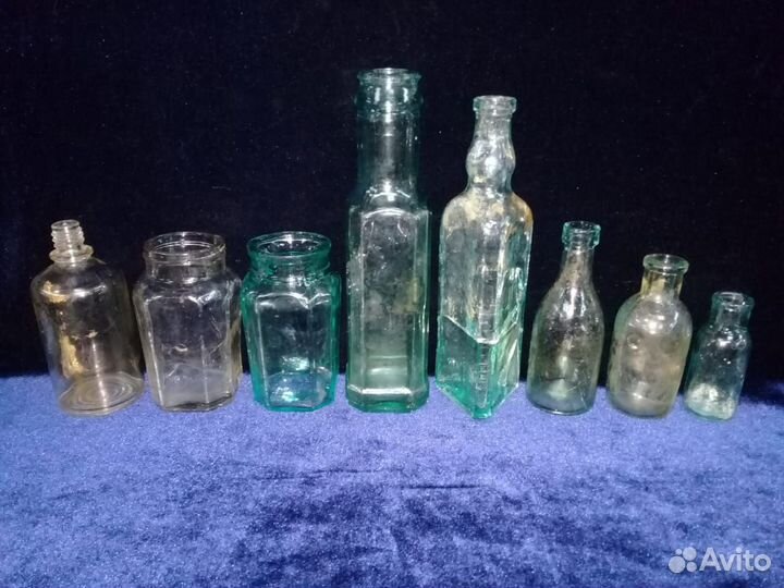 Бутылочки винтажные старые