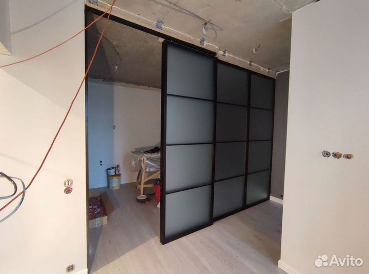 Дверь перегородка раздвижная межкомнатная