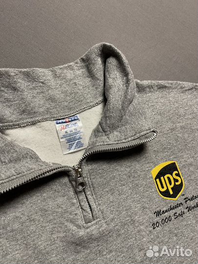 Jerzees UPS half zip XL