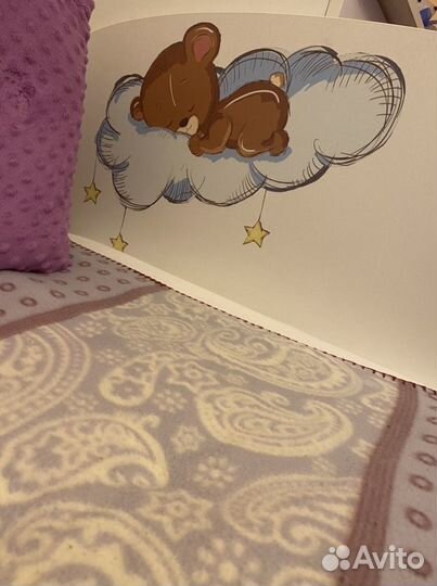 Кровать Мишка Тедди с матрасом