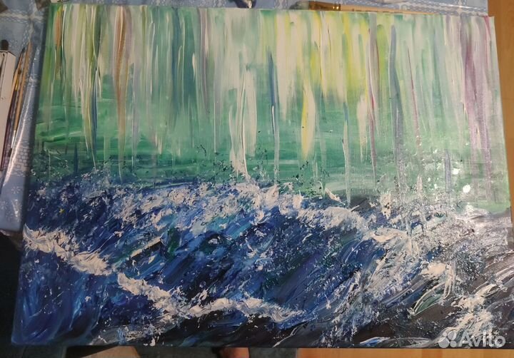 Картина акрилом на холсте