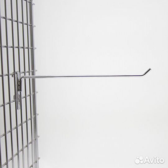 Крючок на сетку L250мм, d.6мм, хром