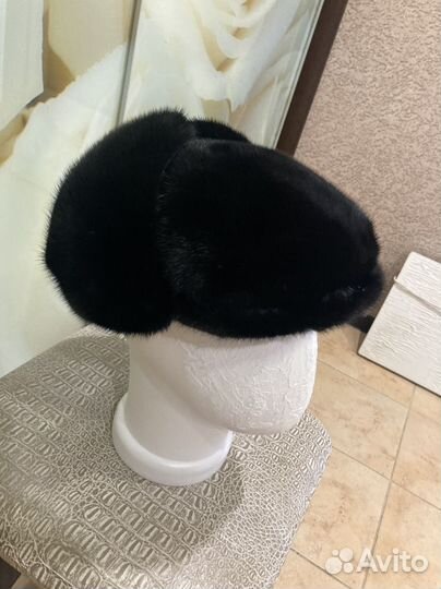 Норковая шапка мужская