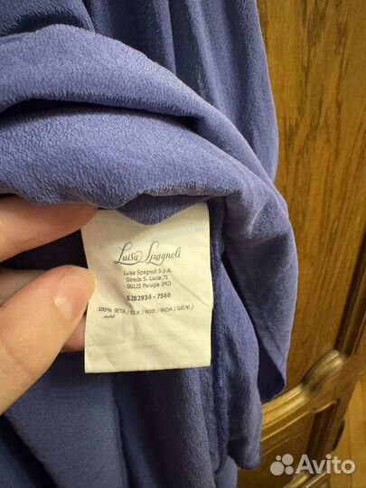 Luisa spagnoli платье из натурального шелка