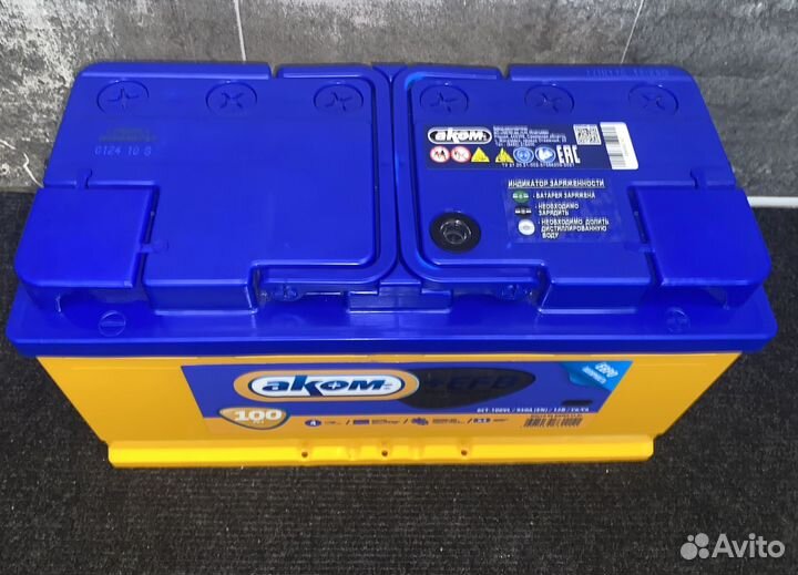 Аккумулятор 100 ач akom EFB