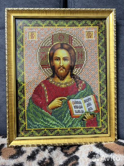 Вышивка бисером иконы