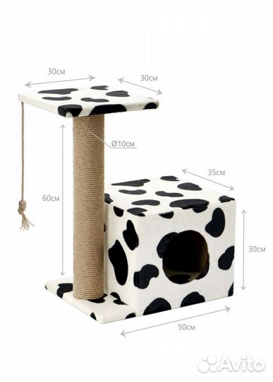 Домик для кошки с когтеточкой