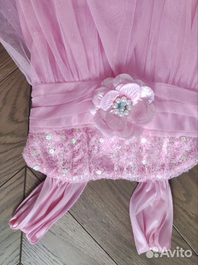 Нарядное платье для девочки 128 на 7-8 лет