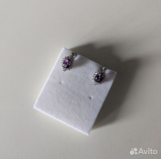 Серебряные серьги