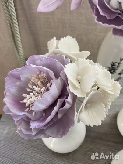 Цветы из мастики.Сахарные цветы